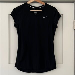 Nike Women's Dri-Fit Black Short Sleeve Tee